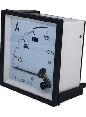 SQ-96指针仪表交流过载电流表96L1/DH/CZ/JY96 20A3Q0A50A100A200