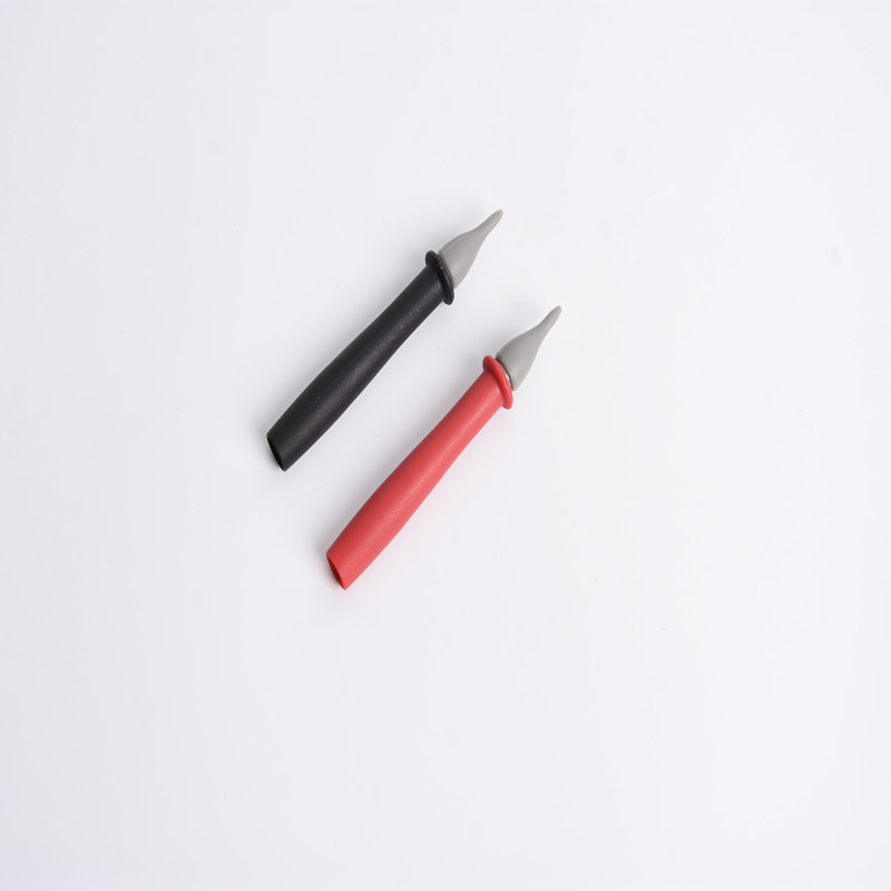 万用表笔特尖钢针硅胶线防冻v通用细尖头1mm高精度数字表探针配件