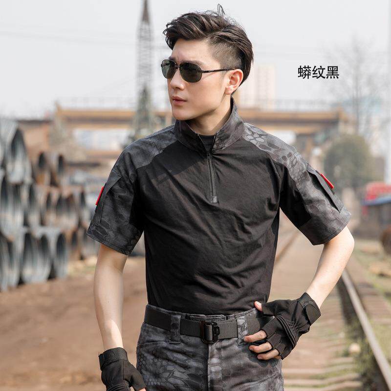 新款直销源头货源战术蛙服短袖紧身衣户外耐磨作训上衣CS野战训练