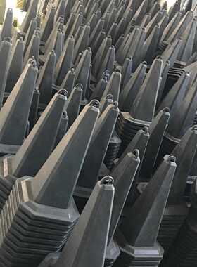 直销新款橡胶路锥反光雪糕筒黑色70CMPVC路锥 广告塑料路锥 交通