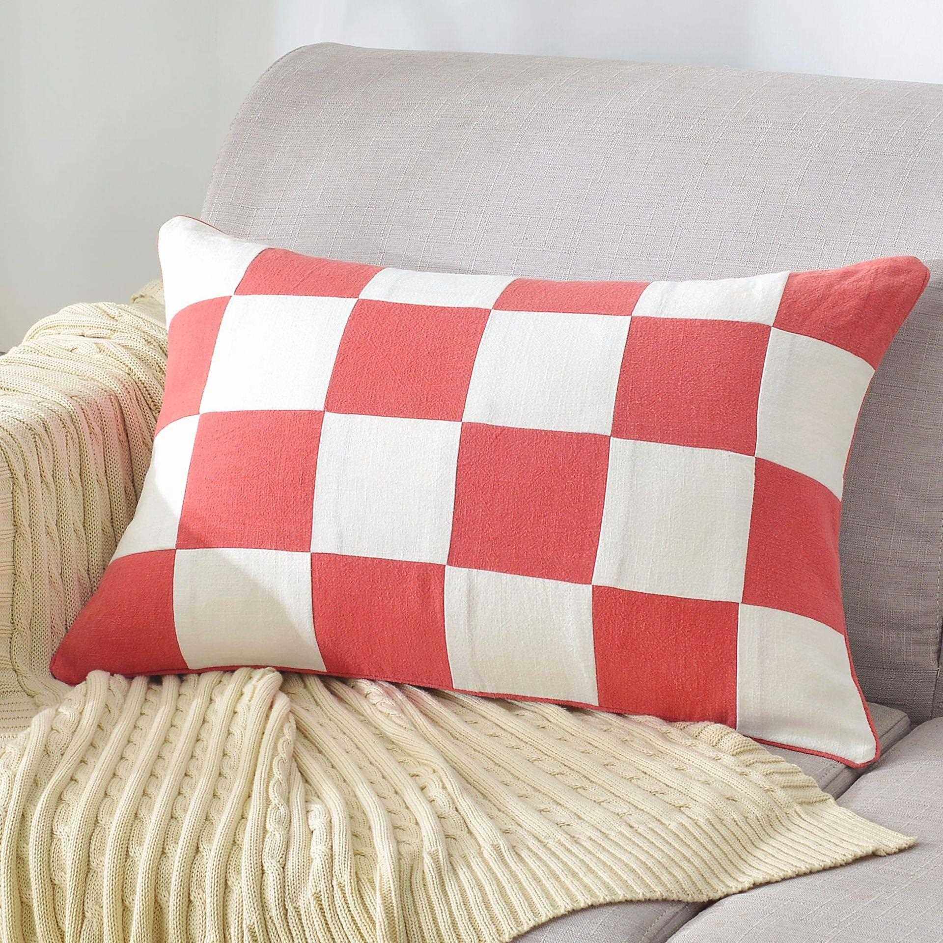 新款直销北欧简约客厅沙发床头靠枕办公椅腰枕酒靠垫苎麻抱枕含芯,居家布艺,抱枕被,淘宝优惠券,粉丝福利购,淘宝优惠卷