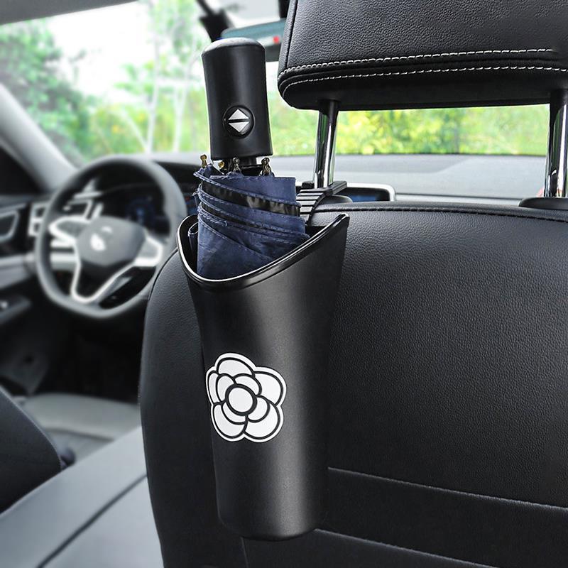 直销新款汽车雨伞架车载后座雨伞固定架雨伞桶收纳盒防水收纳桶垃