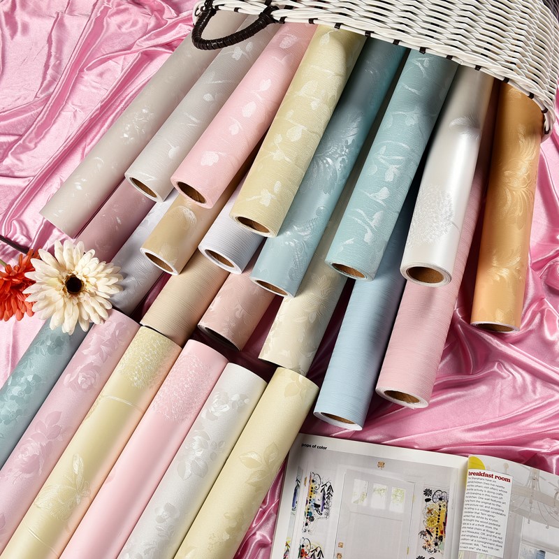 The wall paper is waterproof and self-adhesion wallpaper