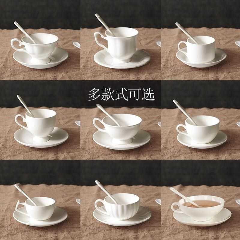 bone china pure white coffee cup dish office coffee cup c