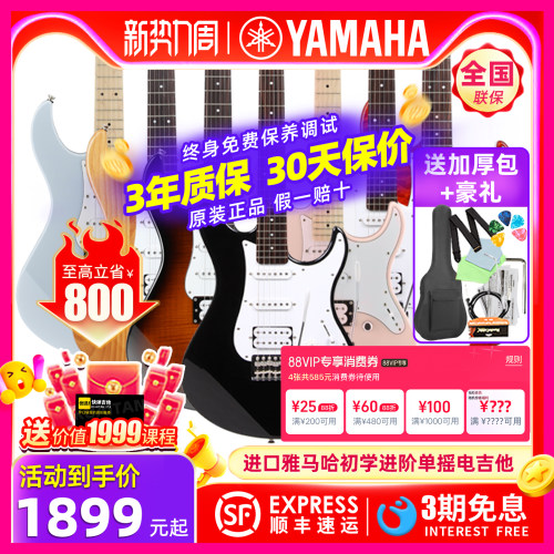 进口Yamaha/雅马哈初学者电吉他