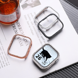 适用于红米手表6保护壳RedmiWatch6仿钻保护套轻奢时尚表套小米Redmi智能运动手表watch6防摔防磕闪钻手表壳