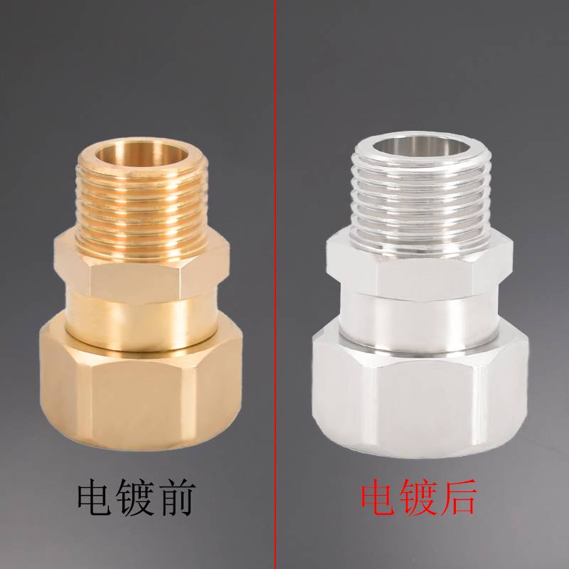 黄铜电度4分内外丝活接dn15\\25水管伸缩接头6分双内牙活动直接
