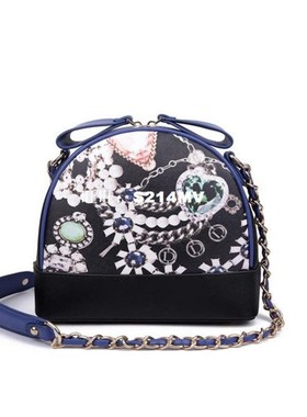 2 Colors Fashion Jewelry Printing Bow Decoration Circle Shou