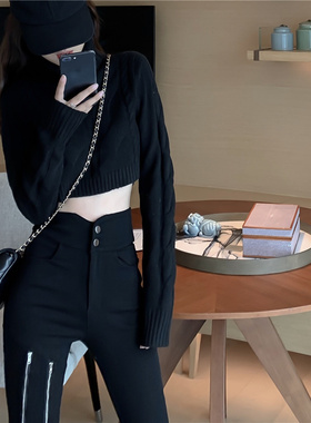 2021 spring autumn new elastic zipper leggings large size pa