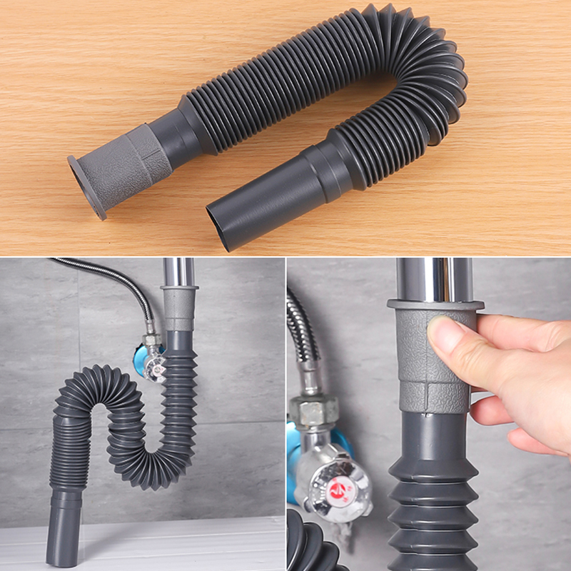 厨房水槽洗菜盆下水管拖把池下水管单水槽洗菜盆加长排水水槽下水