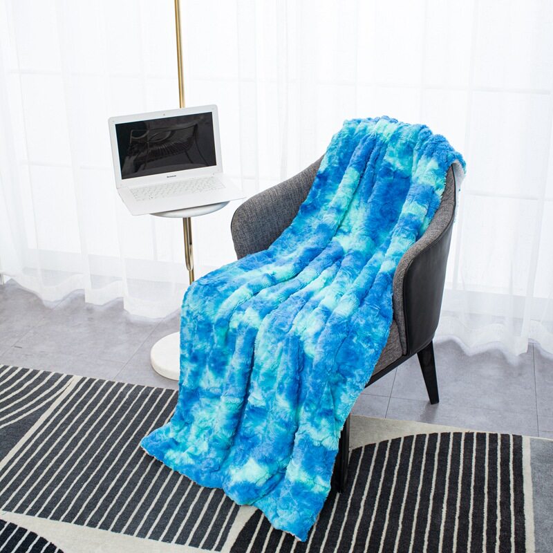 Flannel Blanket Double-layer Thick Blankets for winter Home