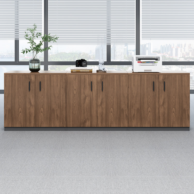 办公室茶水柜打印机放置柜边柜简约现代隔断矮柜地柜储物柜文件柜