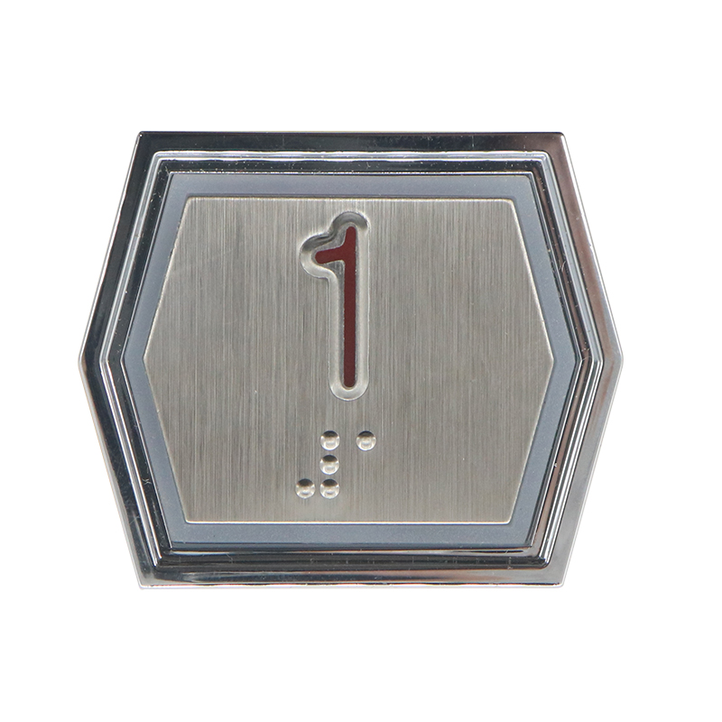 电梯按钮菱形盲文六边形按钮ANNIU-PCB-V7GP-PCB适用博林特配件