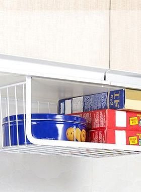 Iron Mesh Shelf Basket Cupboard Cabinet Door Organizer Rack