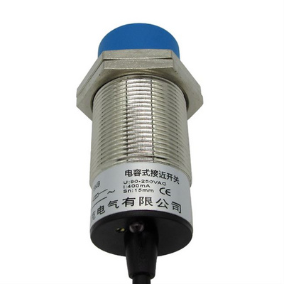 15kb接近开关料位传感器二线ca30-交流常闭ac220v电容式m30