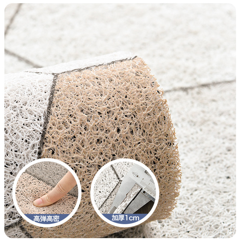 可裁剪入门户地垫丝圈进门脚垫玄关蹭土门口地毯搬家新居乔迁之喜