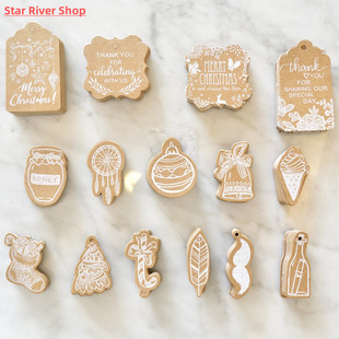 Tags Handmade Hang 100pcs Kraft Packaging Tag Paper lot