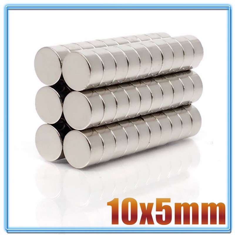 100Pcs Round Magnet 10x1 10x2 10x3 10x4 10x5 10X6 10x10 mm N