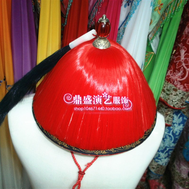 古装影视戏剧服装,历史剧拍戏古装,清朝官帽士兵凉帽戏剧