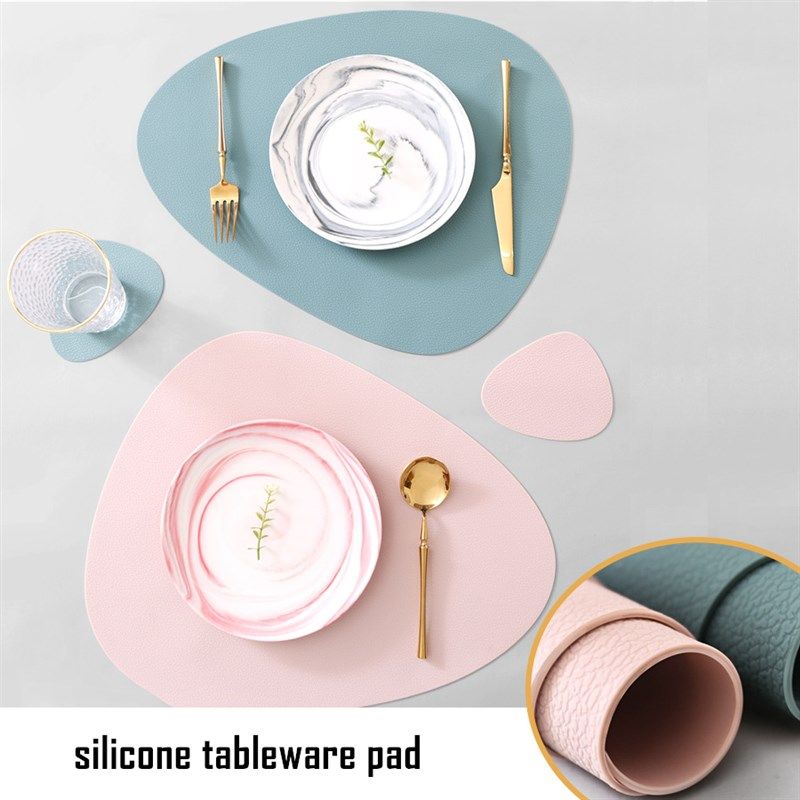 Silicone Placemat Table Mat Tableware Pad Waterproof Heat