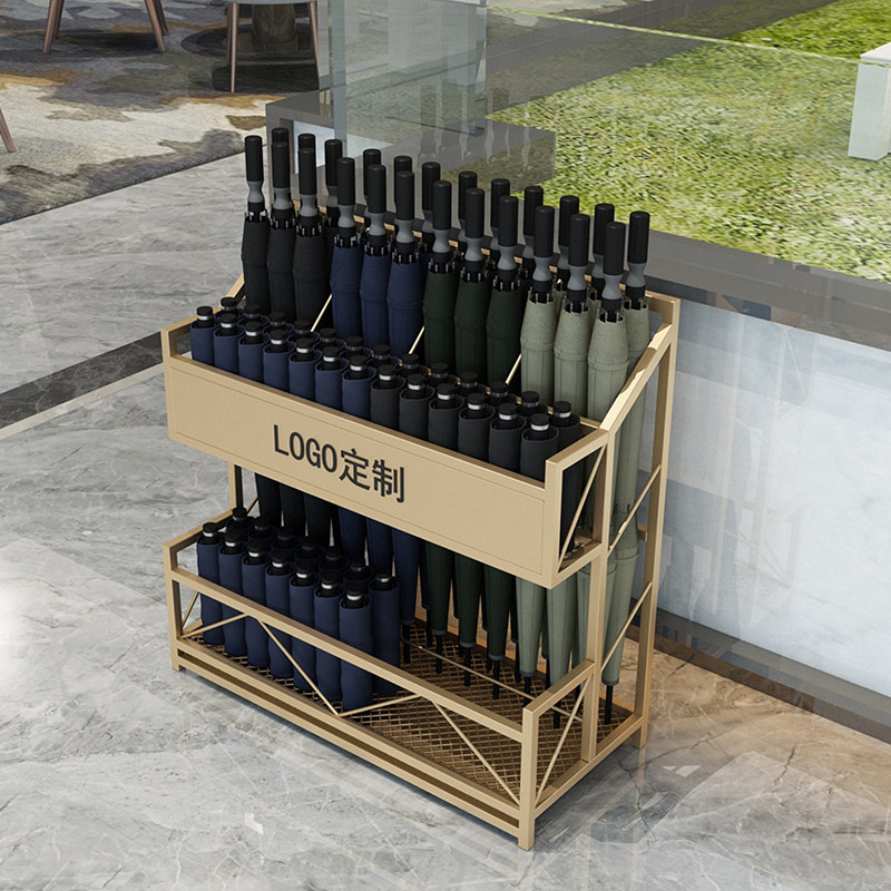 学校大雨伞架定制LOGO教室班级商用酒店大堂售楼处轻奢放伞收纳桶