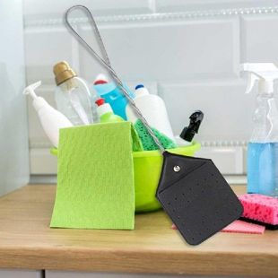 Fly Long Swatter Leather Handle Handheld Indoor