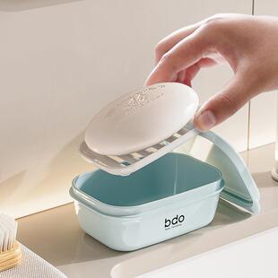 新款直销带盖香皂盒加厚旅行肥皂盒便携式皂盒时尚家用皂架创意皂