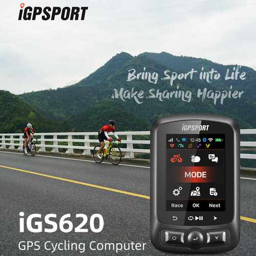 英文 iGPSPORT iGS620智能GPS自行车码表骑行导航公路山地车