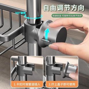 直销厨房水龙头置物架洗碗洗菜池水槽用品家用抹布海绵沥水挂 新款