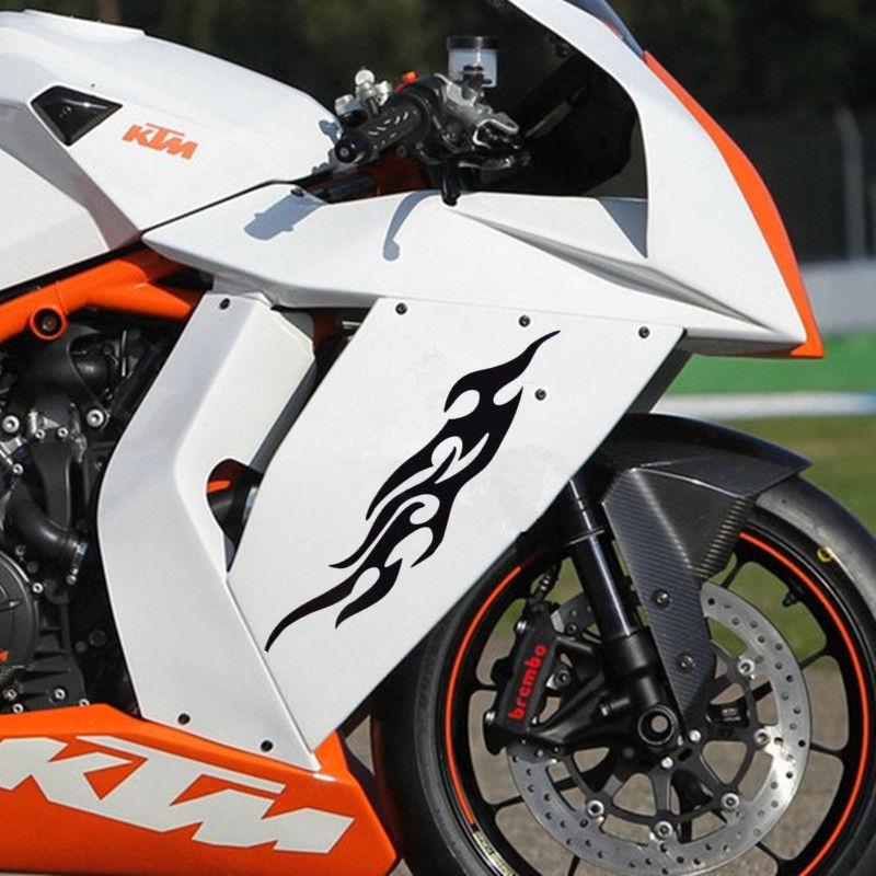 新款直销摩托车电动车贴纸火焰贴防水防晒贴鬼火车贴改装配件装饰