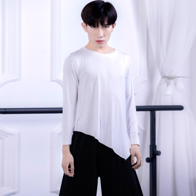 新款直销舞蹈练功服装男生现代古典爵士广场舞宽松形体拉丁健美操