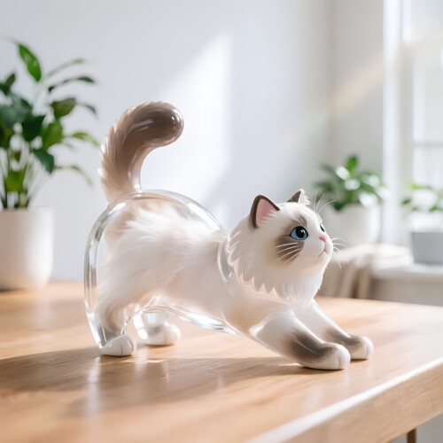 宠物毛发收纳宠物猫咪收集纪念钥匙扣离世毛发收藏透明瓶扭蛋挂件