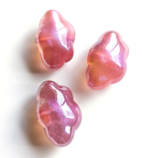 亚克力电镀高亮蓝眼泪云朵散珠子DIY手工材料配件配饰品串珠隔珠