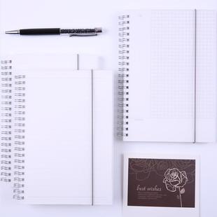 新款直销pp磨砂线圈本A4笔记本子B5网格本A5文具线圈方格康奈尔横