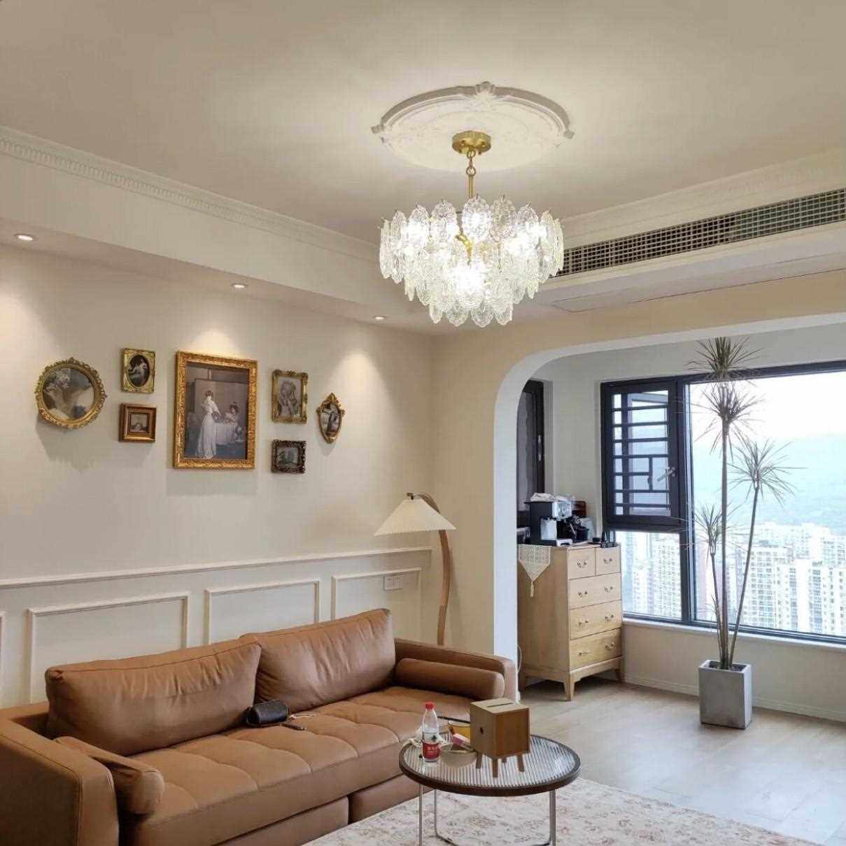 直销新款现代奶油风灯饰客厅餐厅法式轻奢水晶吊灯卧室设计师复古,家装灯饰光源,智能吊灯,淘宝优惠券,粉丝福利购,淘宝优惠卷