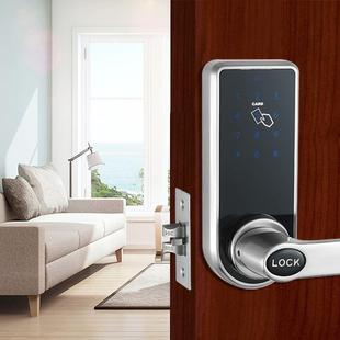 新款直销智能电子密码锁长把手房门触屏感应密码锁替换球形锁房门