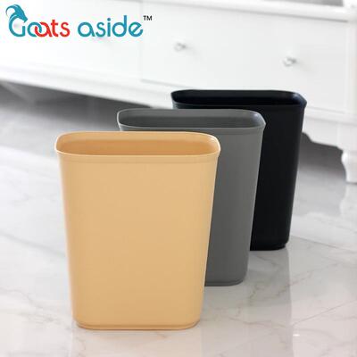 新款直销Goats酒店垃圾桶方形无盖废纸篓办公室宾馆卫生间塑料桶
