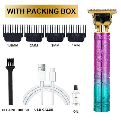 新款直销跨境t9理发器光头电推剪电动电推子油头剪发器雕刻痕剃头