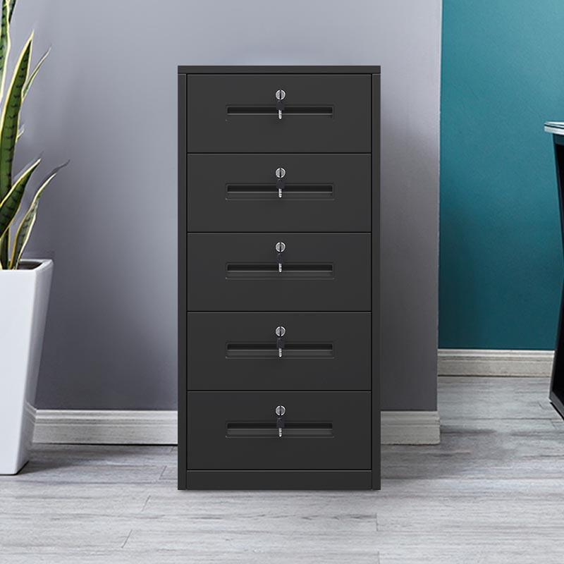 新款直销办公室钢制资料文件柜家用抽屉式床头矮柜桌下小型铁皮收