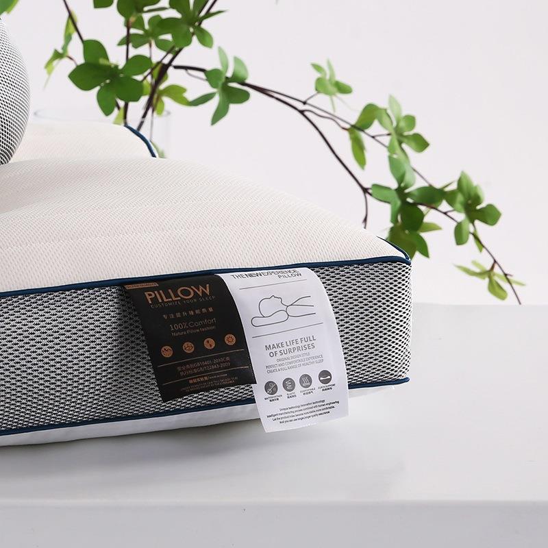 新款直销圆柱颈椎反牵引3.0乳胶荞麦枕头护颈椎助睡眠一对拍二枕