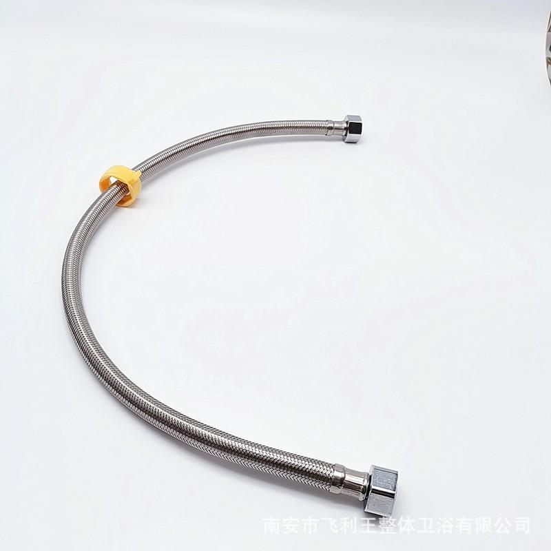 新款直销304不锈钢编织进水软管热水器高压厨房马桶卫浴4分防爆管