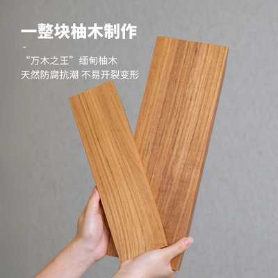 新款直销缅甸柚木斜边干泡茶盘家用整块实木茶托盘复古风格调简约