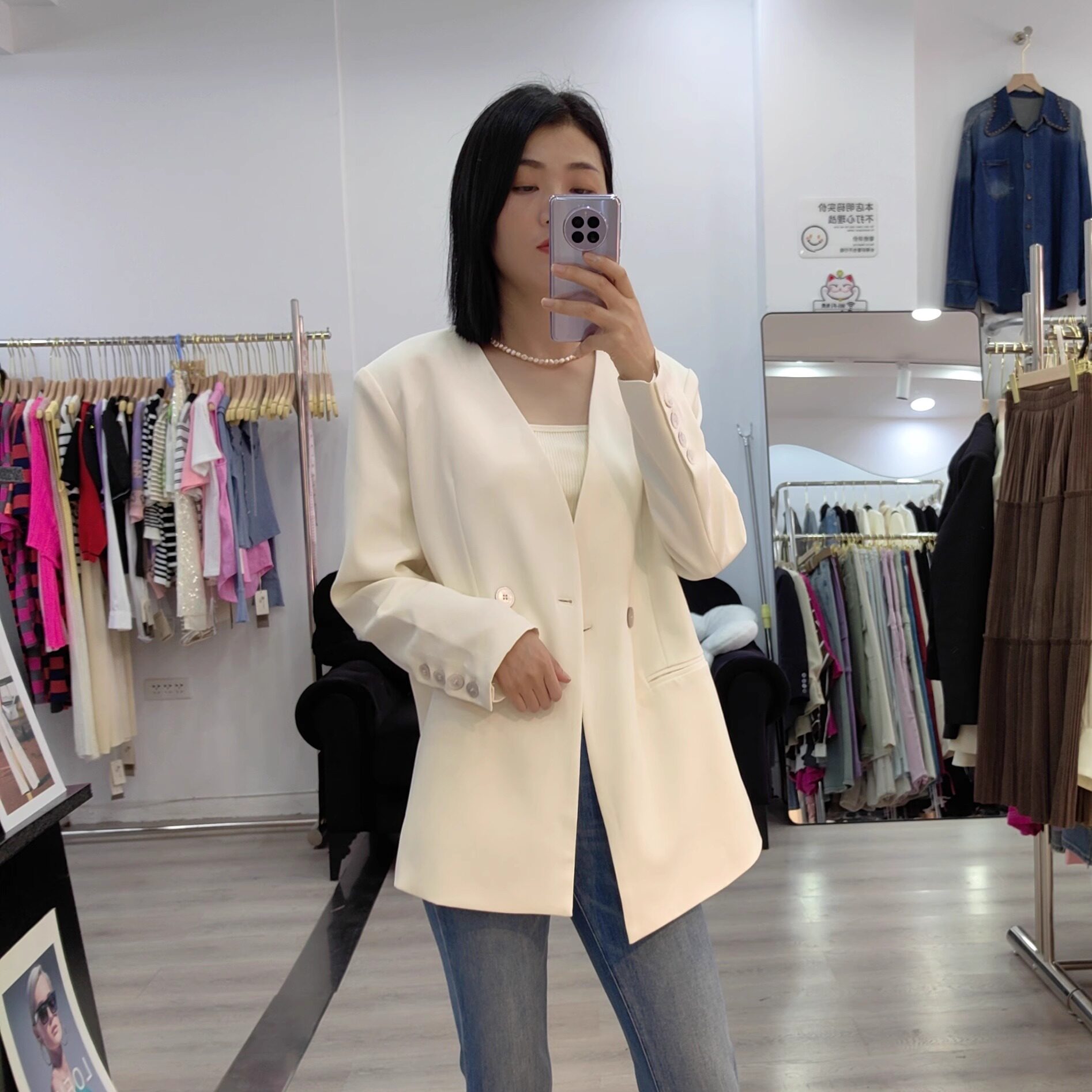 休闲长袖韩版西服外套