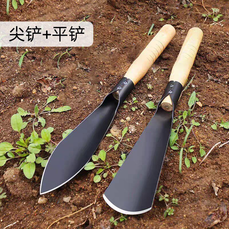 种菜神器锰钢小铲子种花养花种菜工具挖野菜花卉除草挖土怀炉套