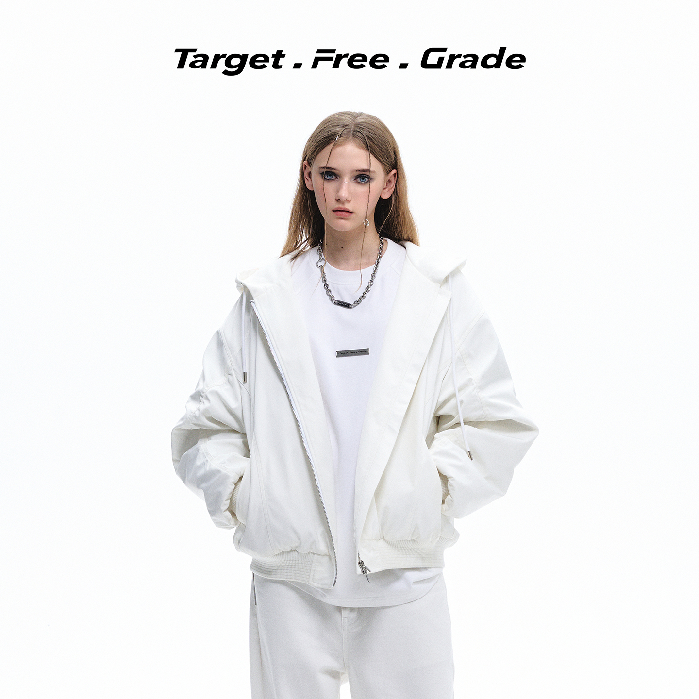 【王安宇同款】tfg黑色连帽棉服