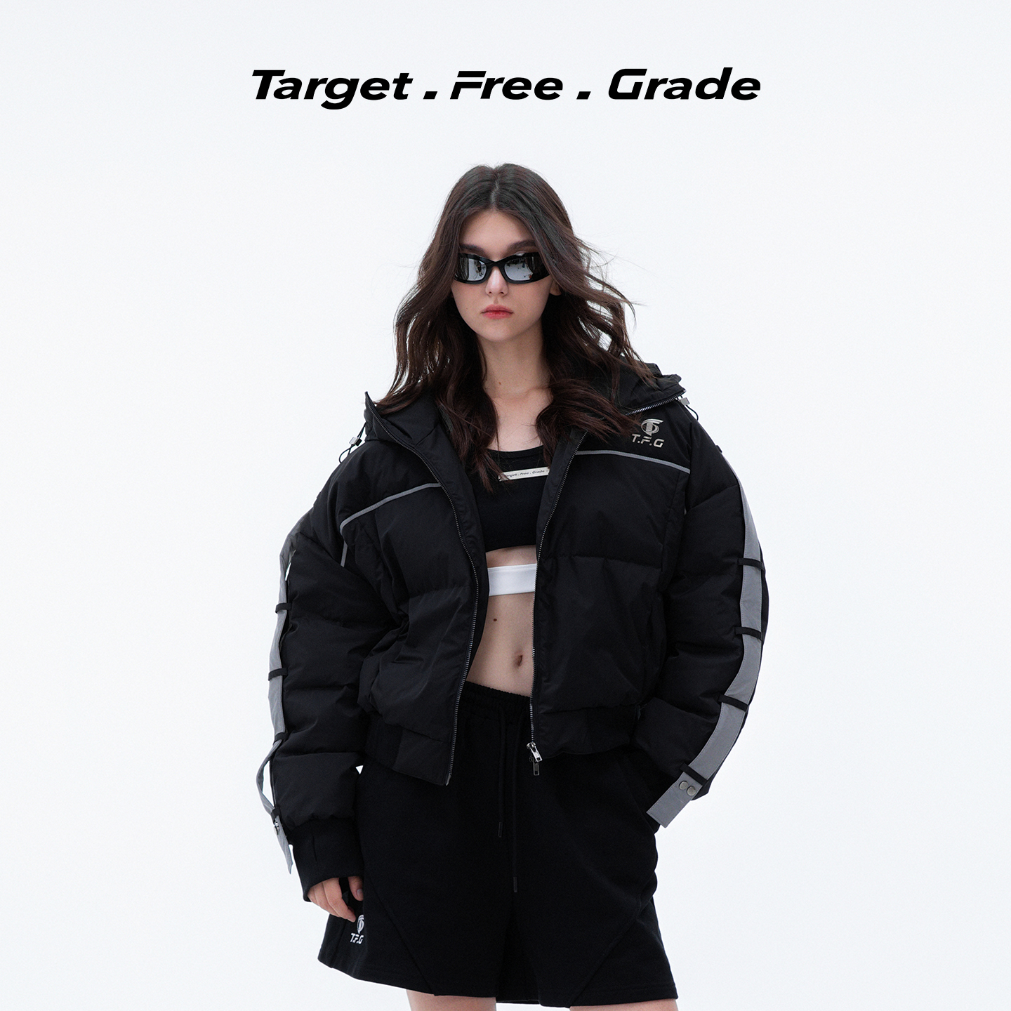 TFG男女款短款羽绒服90绒加厚2025年冬季新款带帽保暖潮流面包服