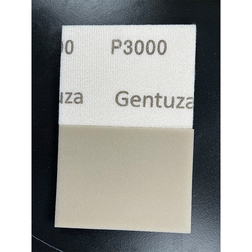 75X100方形海绵砂纸块植绒汽车模型专用抛光打磨漆2000目小方头机