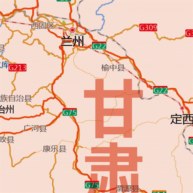 2024新款陕甘宁地图贴图办公室挂图西北三省高清壁贴超大装饰画