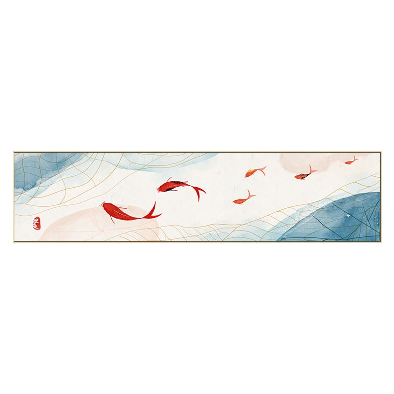 网红新中式卧室床头装饰画房意间卧茶室壁画禅中国风梅花花鸟主挂