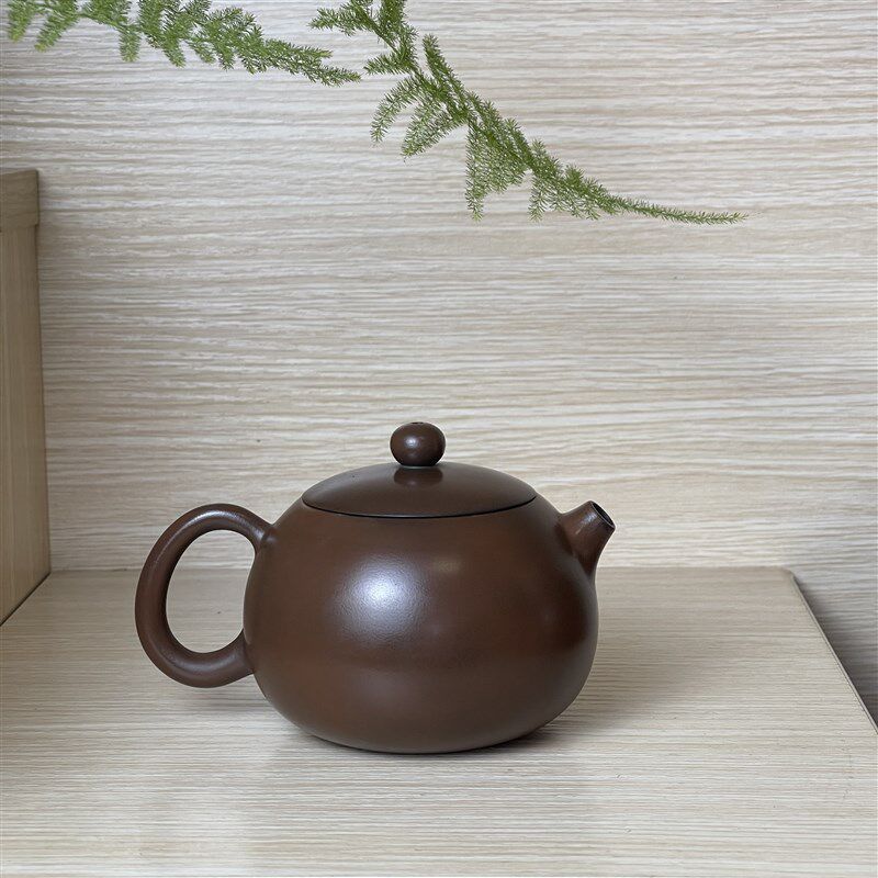 云南建水紫陶茶壶纯手工陶壶泡茶壶功夫茶具非紫砂西施壶礼盒装素